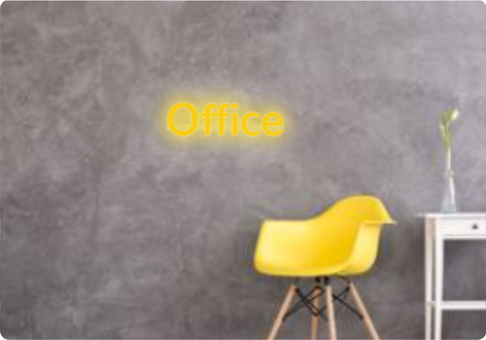 Custom text: Office